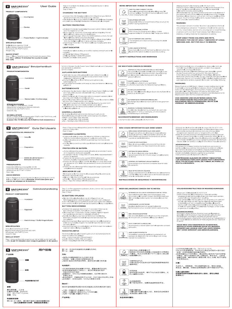 User Manual Nexus | PDF