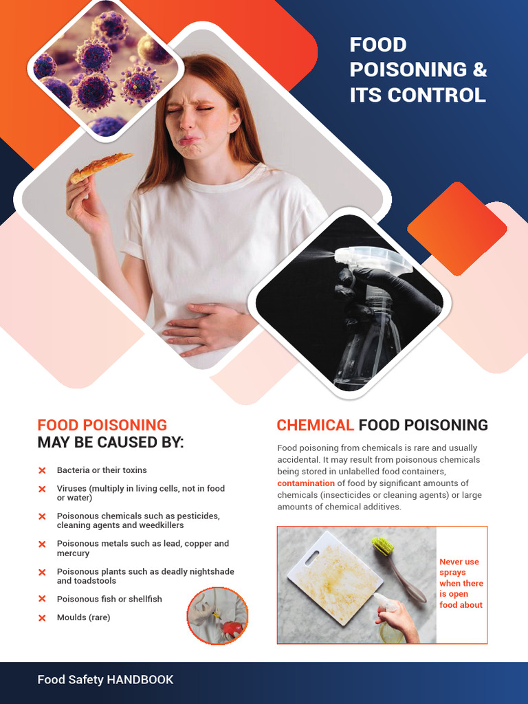 Food Poisoning Brochure | PDF | Foodborne Illness | Wellness