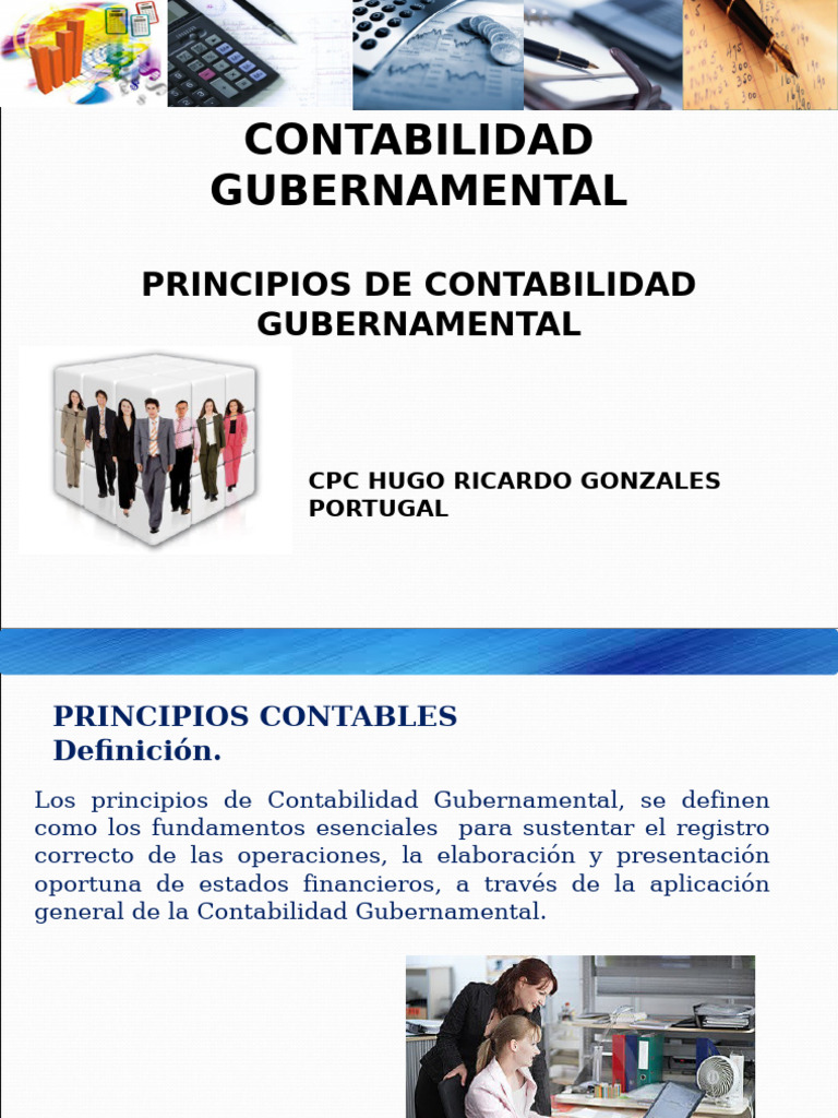 Sesion 3 Principios de Contabilidad Gubernamental | PDF | Contabilidad ...