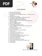 27 Eeros Do Ator Aprendiz