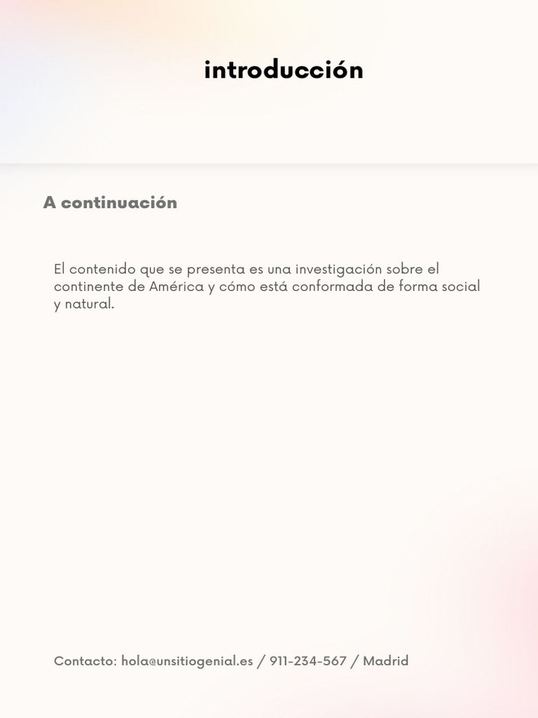 Estructura Social y Natural de América | PDF | Américas | Agricultura