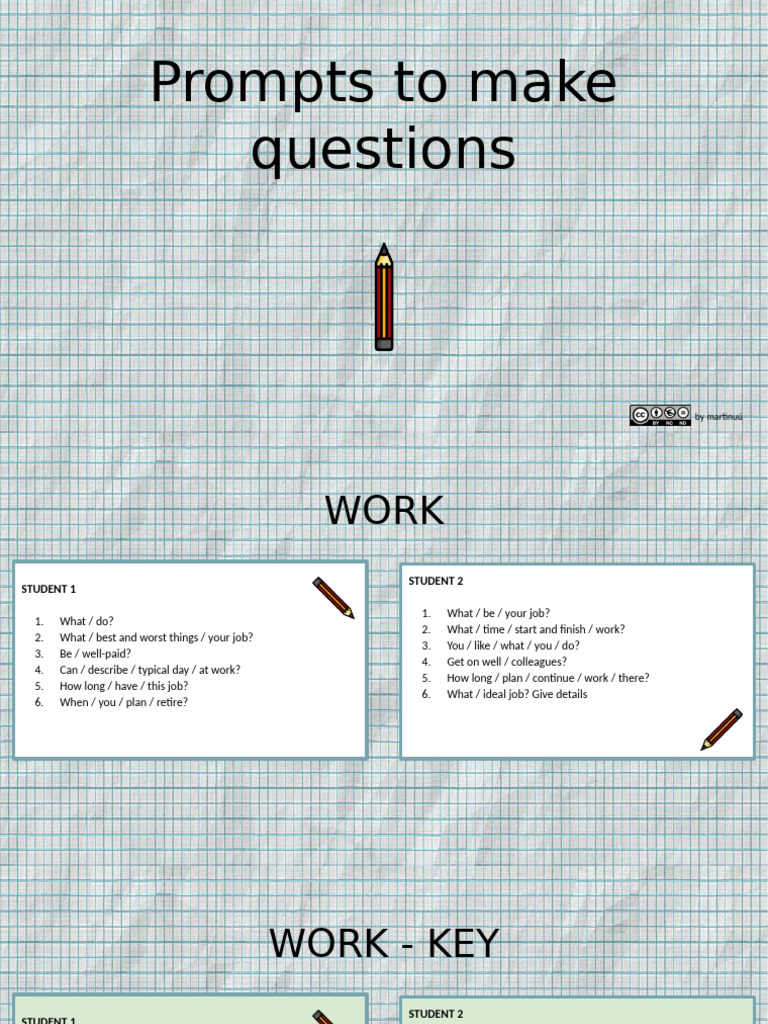 Prompts To Make Questions-Part 1 | PDF