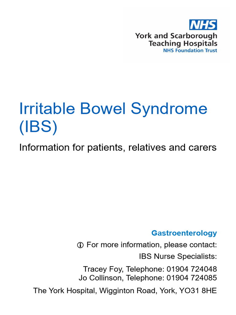 Irritable Bowel Syndrome (IBS) | PDF