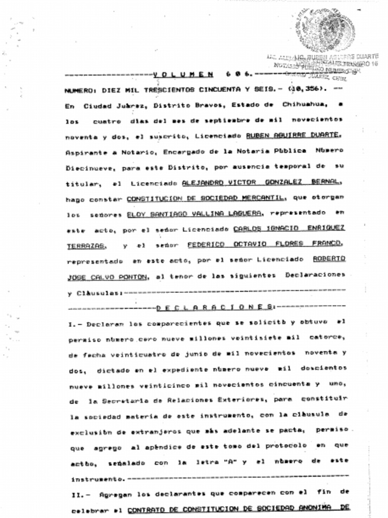 Acta constitutiva kleentex one hour cleaners pdf