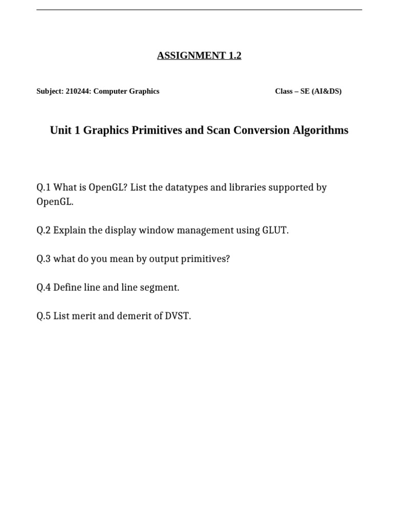 CG - Ass 2 | PDF