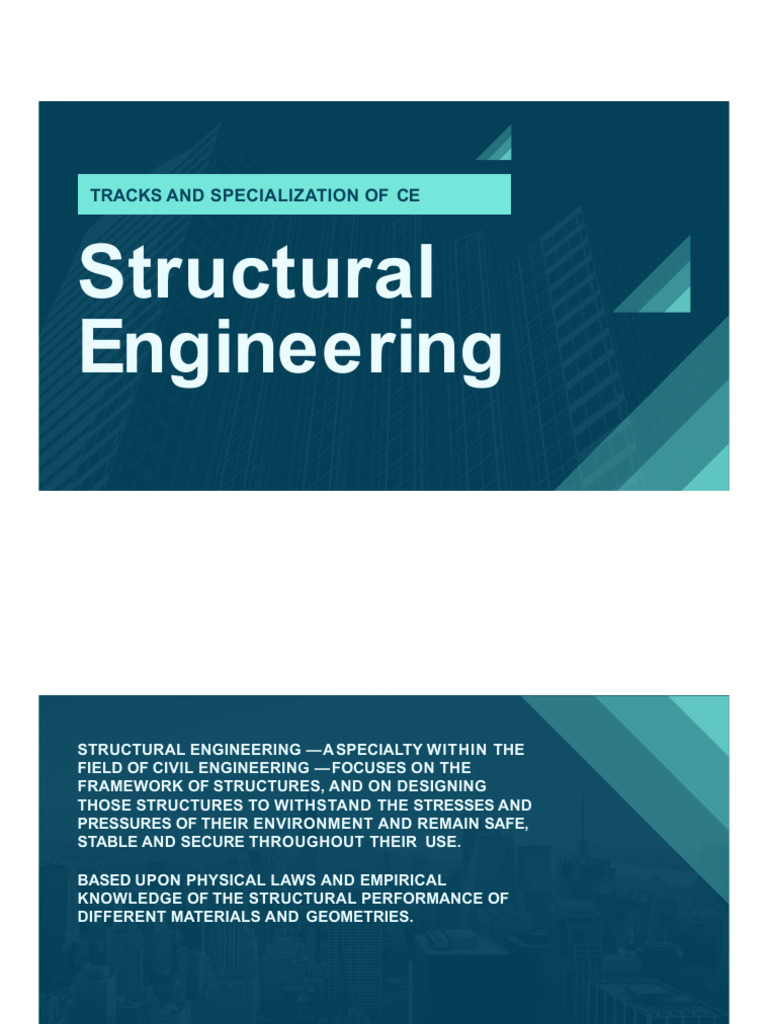 Topic 4 Structural Engineering | PDF