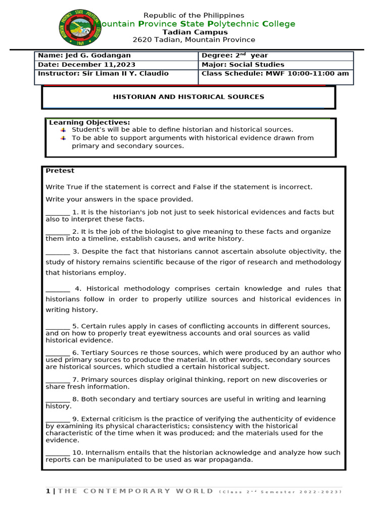 Understanding Historians and Sources | PDF | Methodology | Social Science