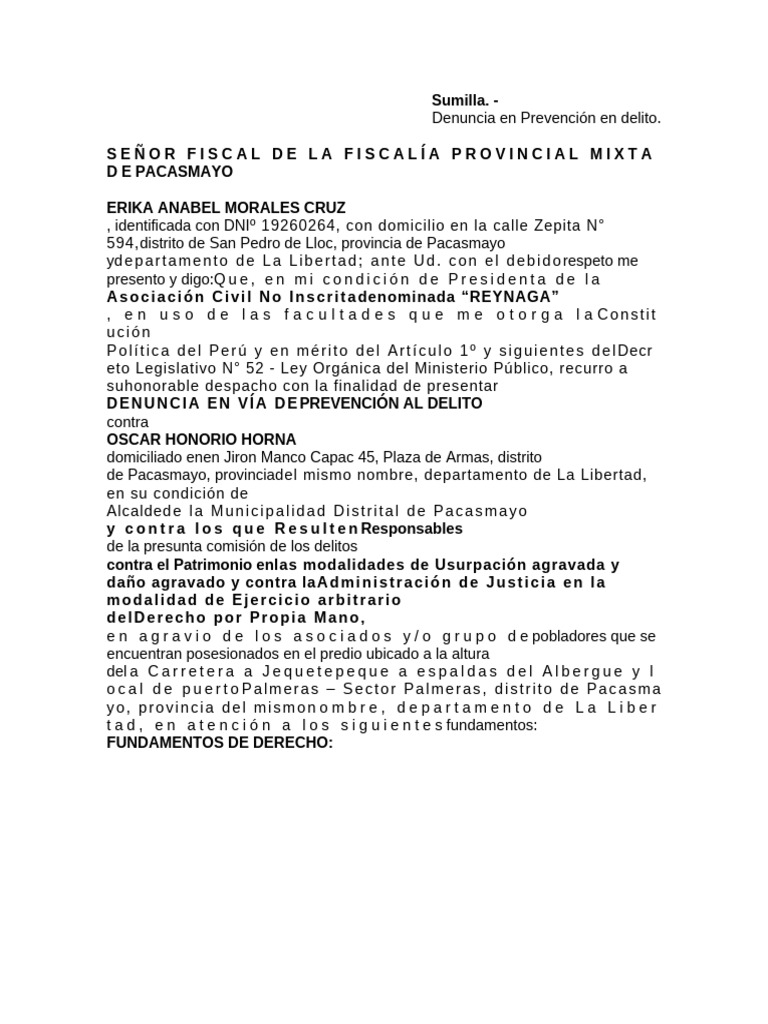 Sumilla 1 | PDF
