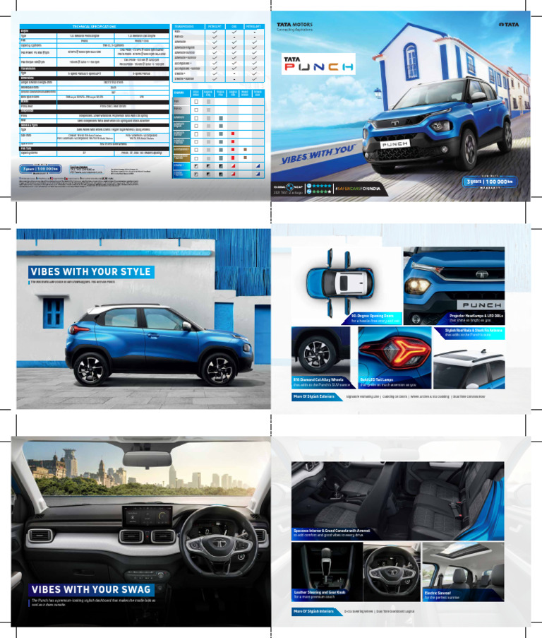 Tata Punch Adventure Rhythm Cng Brochure Pdf