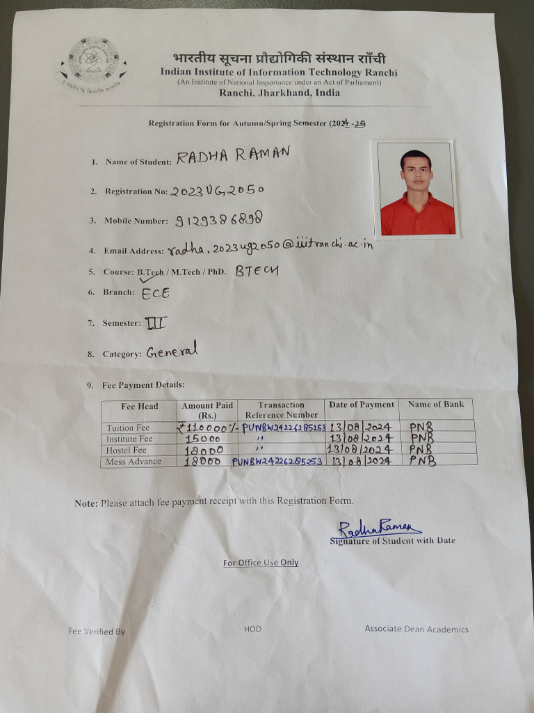 Reg Form | PDF