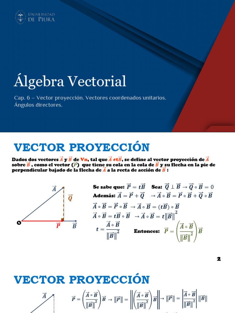 Algebra Vectorial P6 | PDF