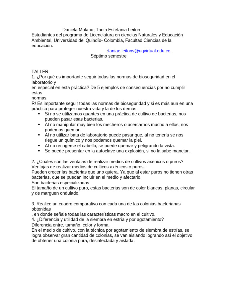 Taller Micro | PDF