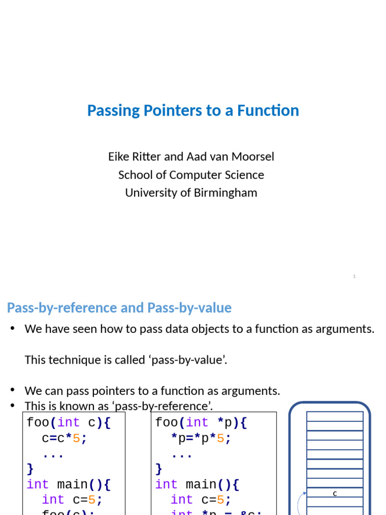 2.2function Call Pointer | PDF