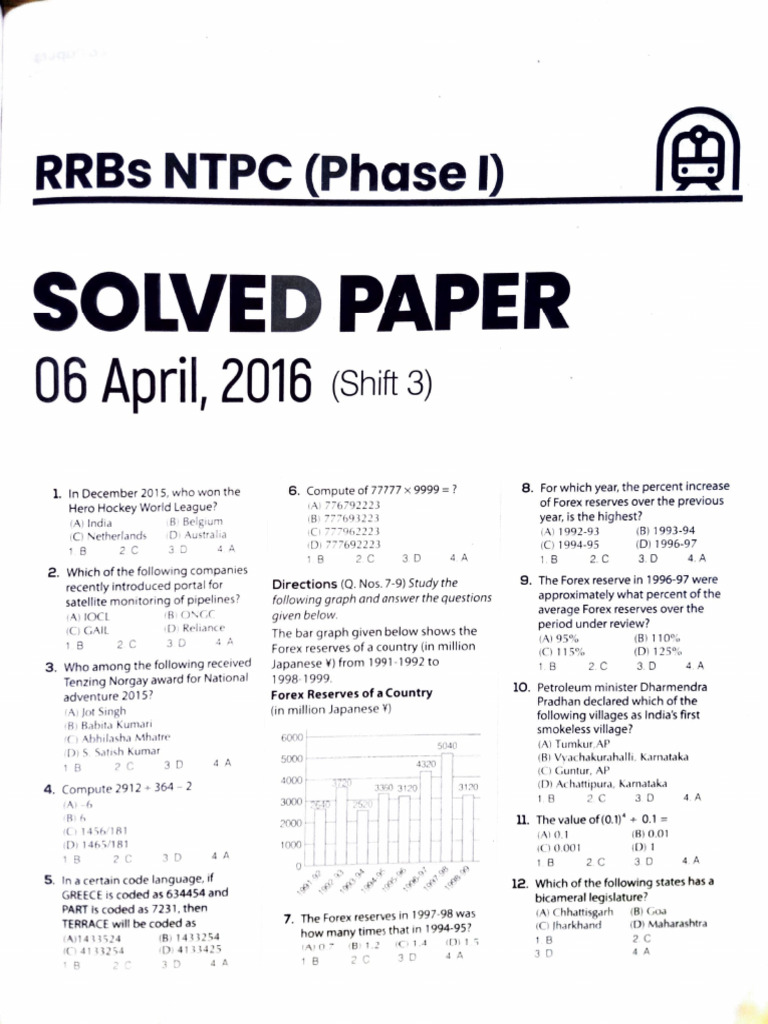 6 April Ntpc Set 15 Pdf