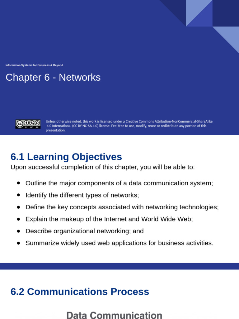 ISBB 2022 Networks CH 6 | PDF