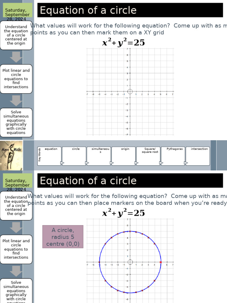 L3 Equation of A Circle | PDF