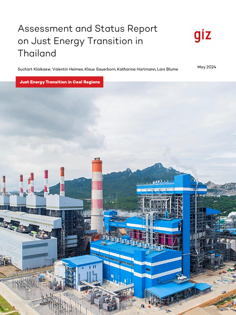 Just Energy Transition in Thailand 1722959281 | PDF | Climate Change ...