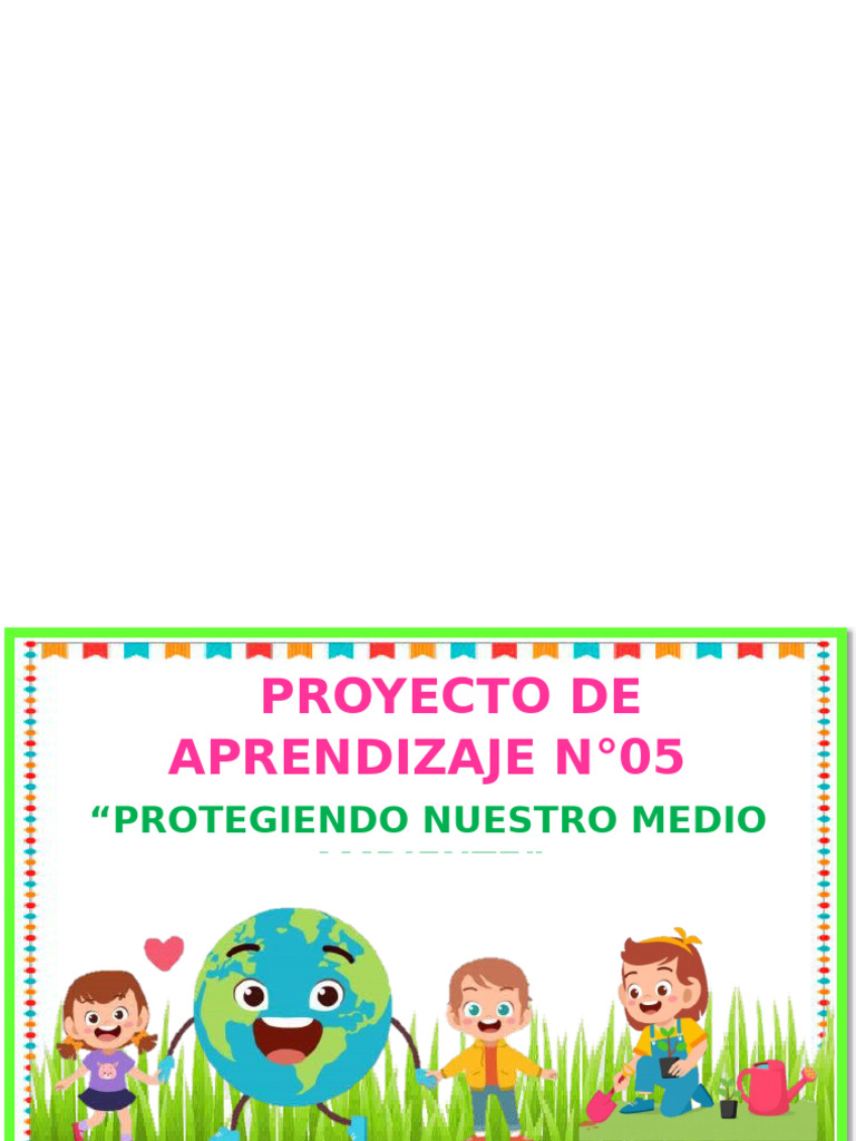 Cuidado del Medio Ambiente en Niños | PDF | Aprendizaje | Crecimiento ...
