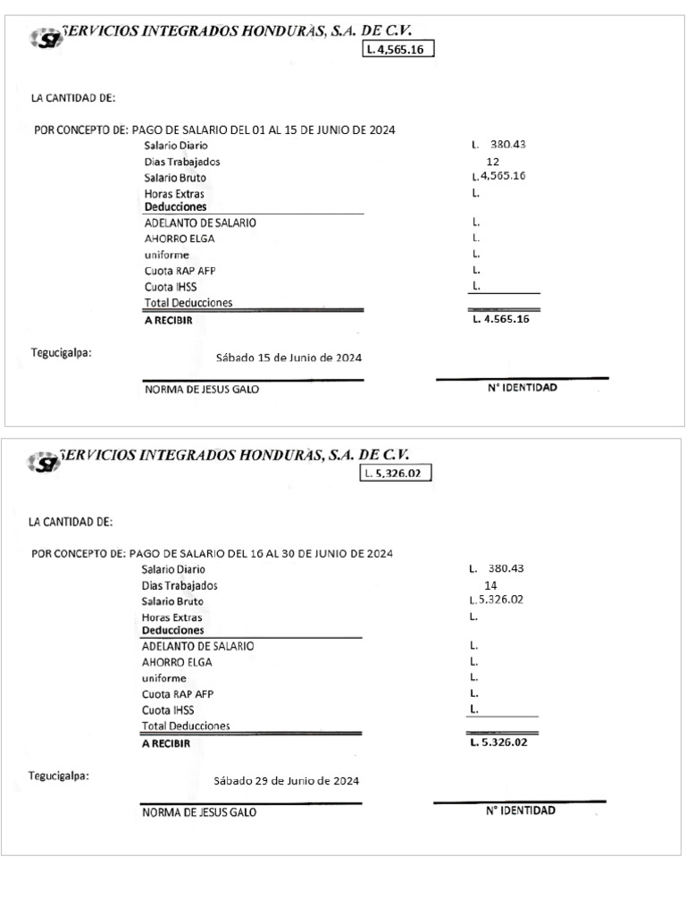 Bauchers de Pago | PDF