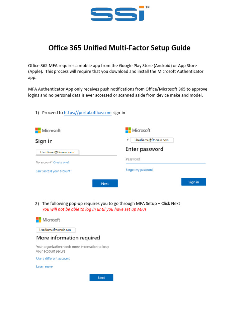 End User Education - MSoft 365 MFA (Re) Enrollment | PDF
