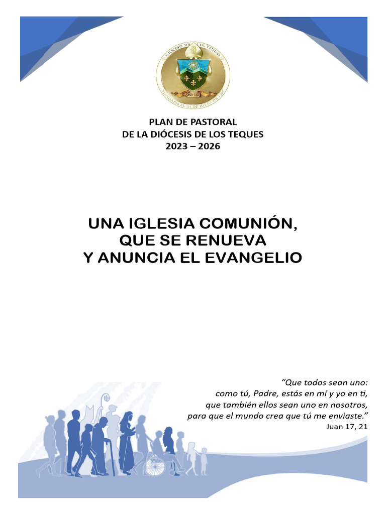 Plan de Pastoral de La Diócesis de Los Teques 2023-2026 | PDF