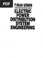 Electric Power Distribution System Engineering