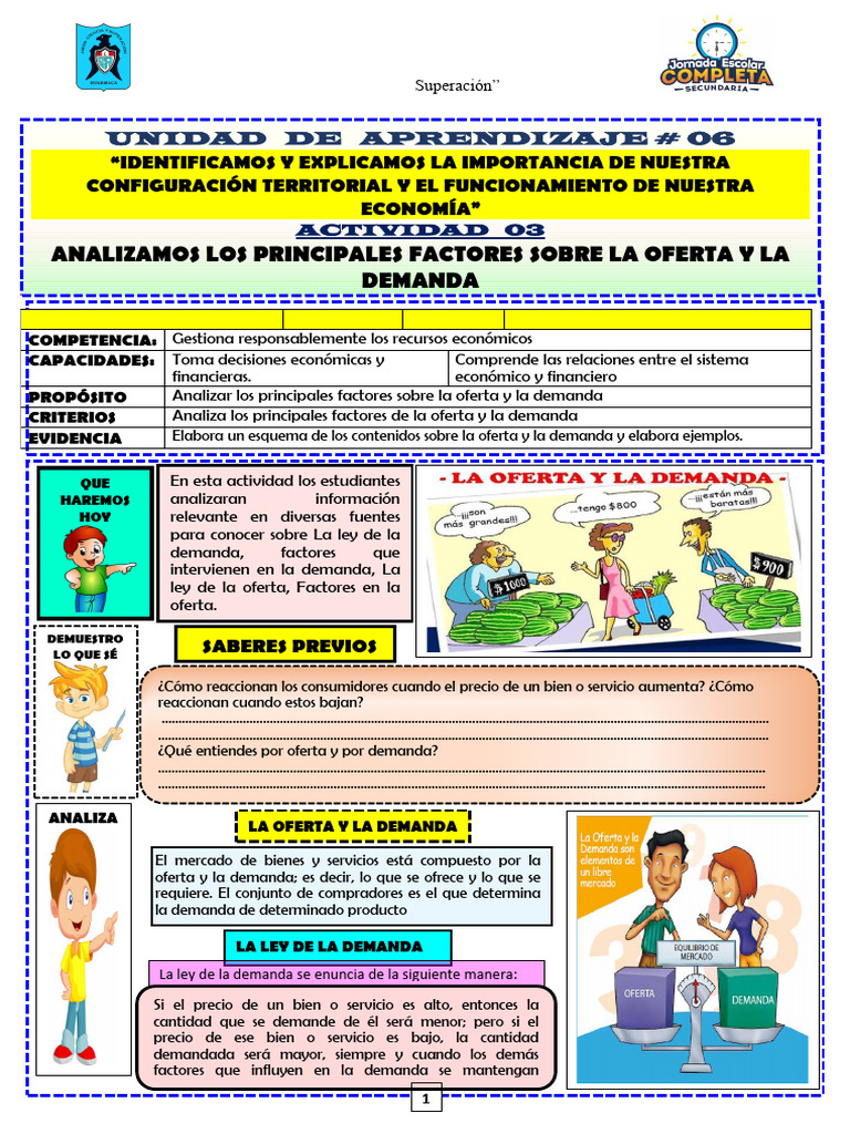 Actividad 3 CCSS 3° Unidad 6 | PDF