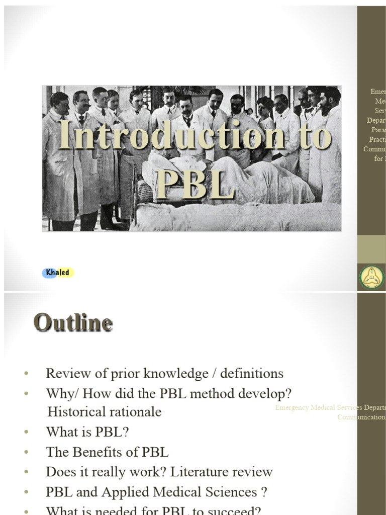 1 Intro To Problem Based Learning | PDF