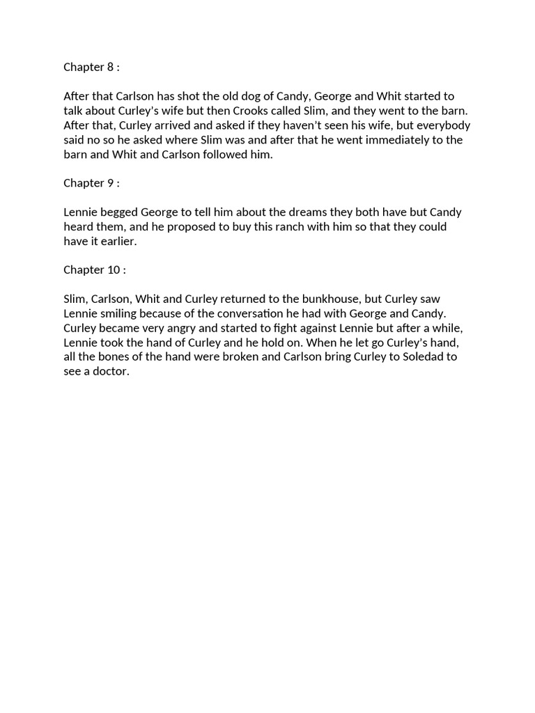 Summaries Chapter 8, 9, 10 | PDF