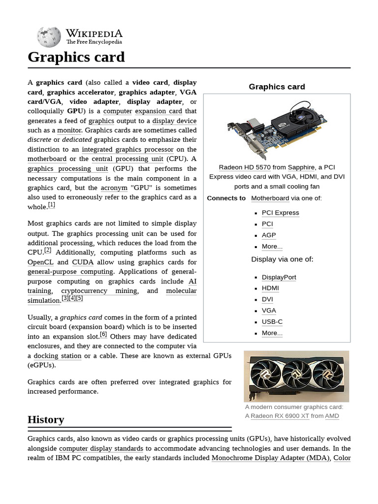 Graphics Card | PDF