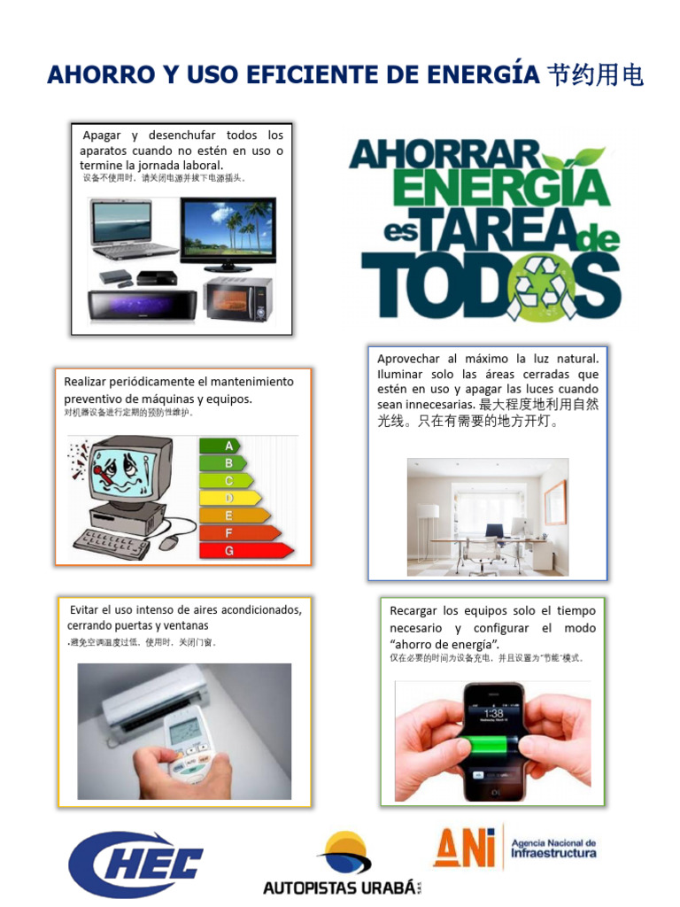 Ahorro y Uso Eficiente de Agua y Energía | PDF