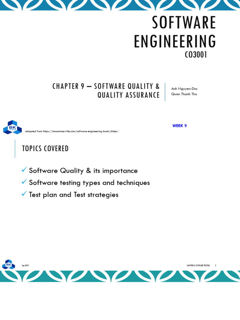09 - Ch9 Software Testing - 2023 | PDF