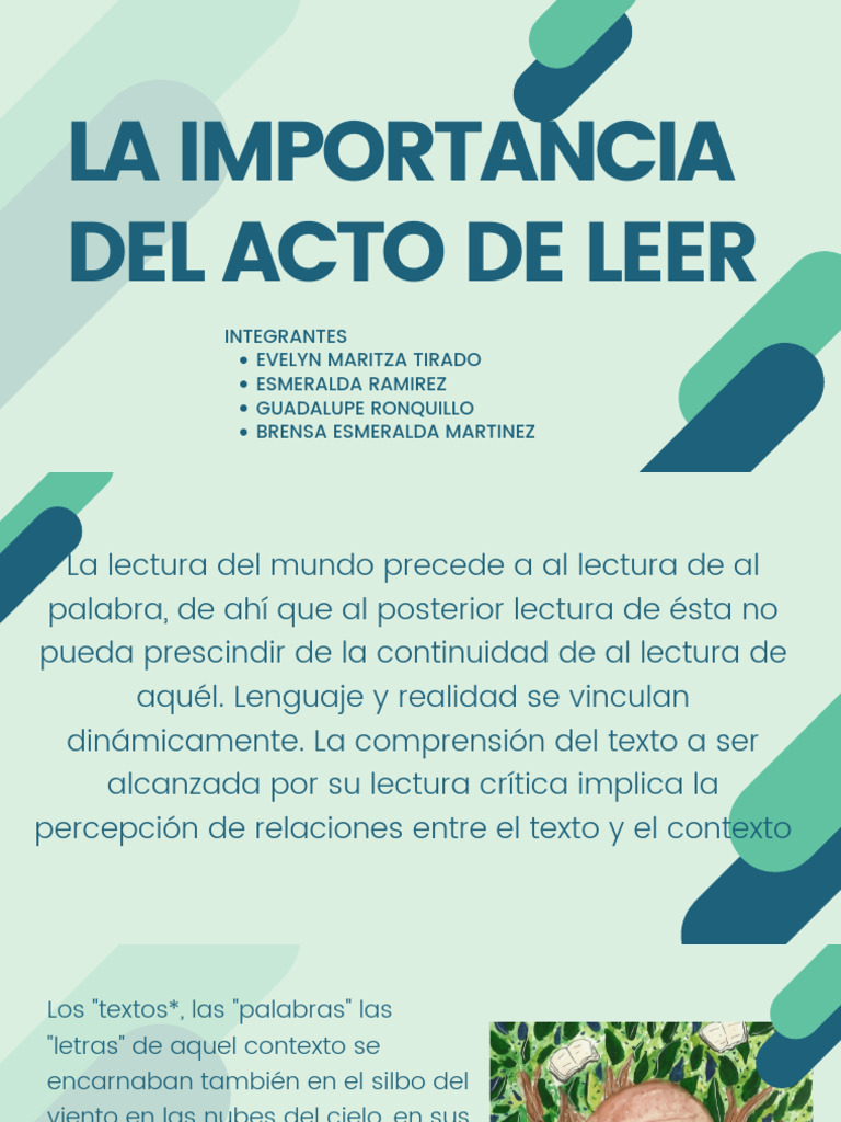 La Importancia de Leer | PDF