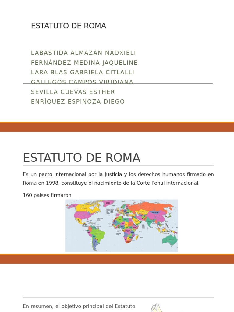 Estatuto de Roma | PDF