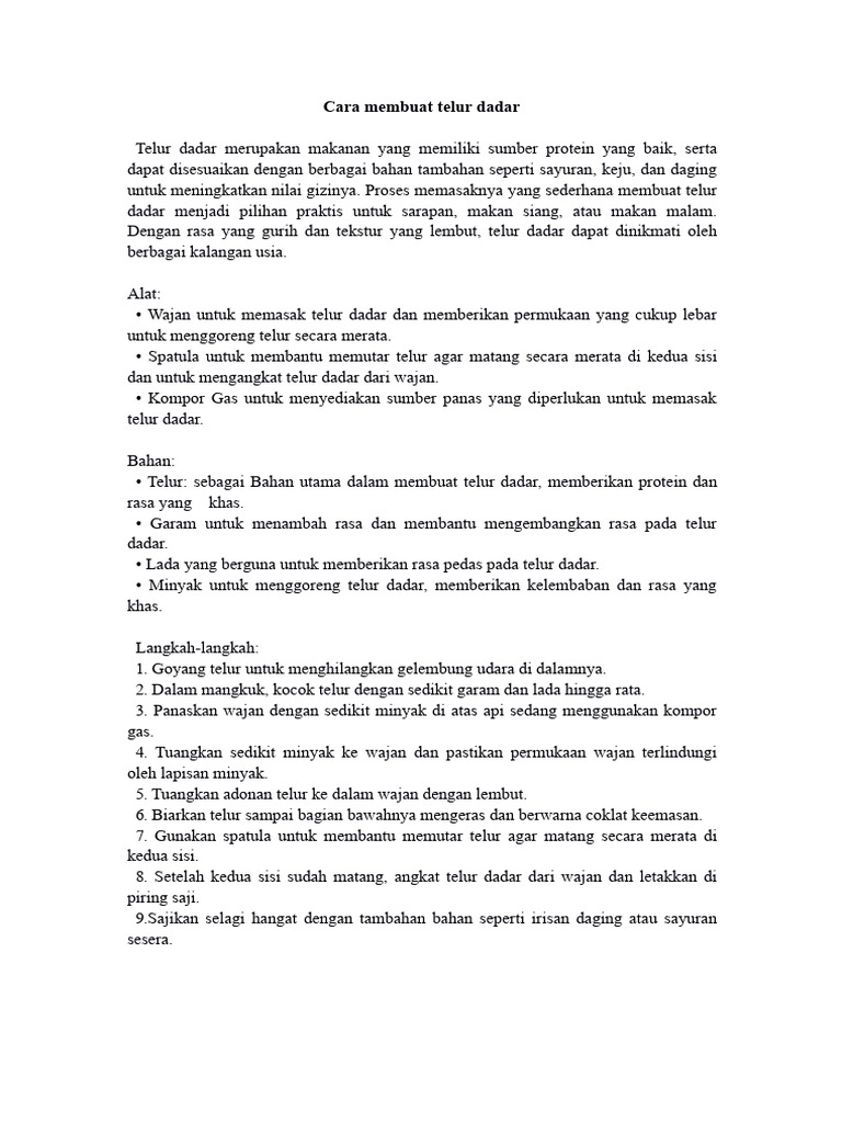 Teks Prosedur | PDF