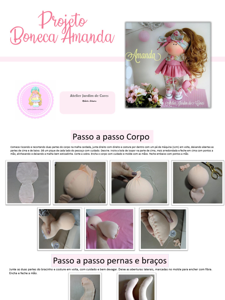 Tutorial Amanda + Moldes | PDF