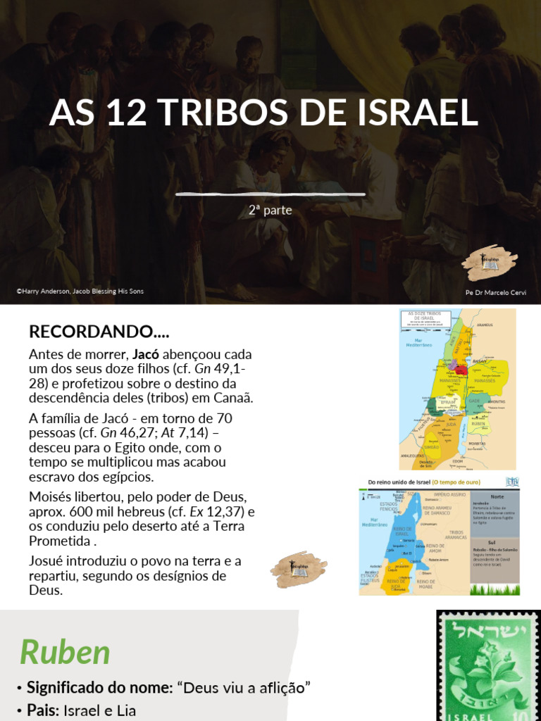 AT 5b - AS 12 TRIBOS DE ISRAEL - 2a e 3a Partes | PDF