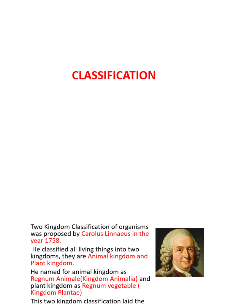 Classification | PDF