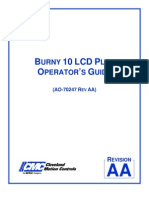 Burny 10 LCD Plus Operator Guide