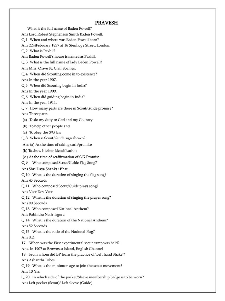 Question Bank With Answers (English) | PDF