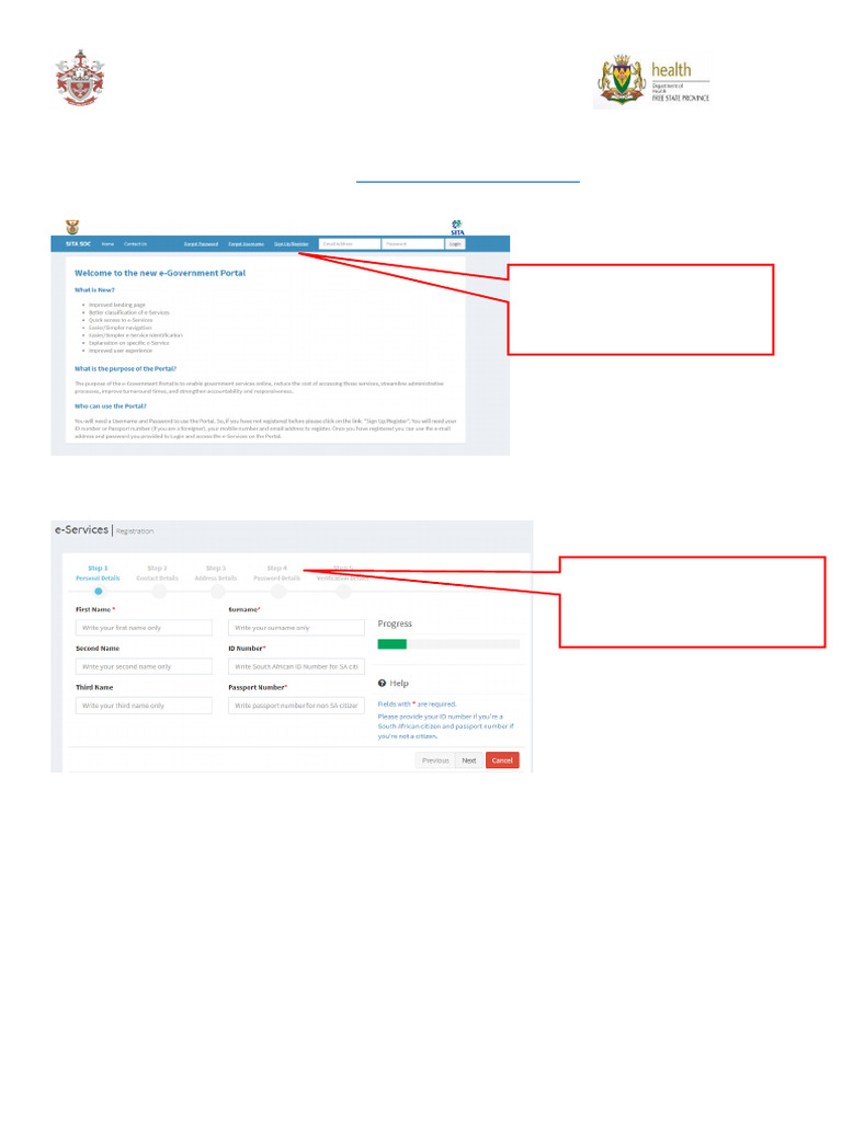 FSSON Log in SMS For Applicants | PDF
