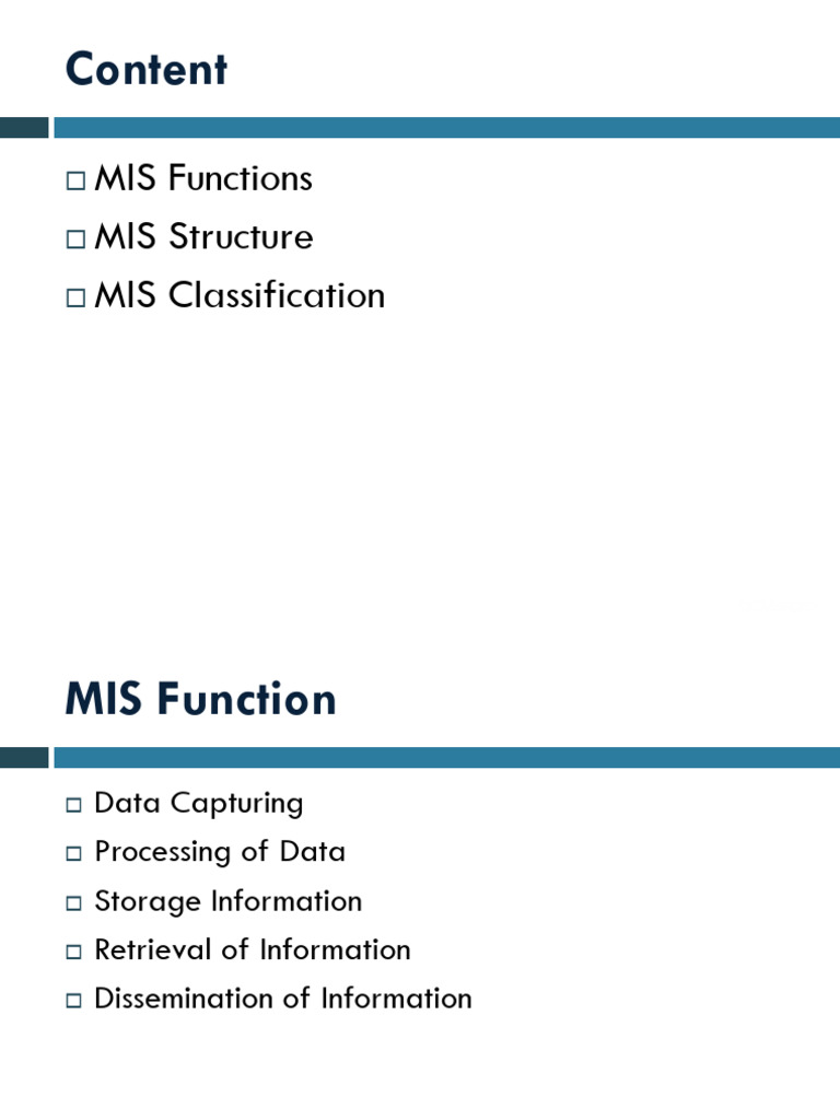 Mis 6 9 | PDF | System | Information