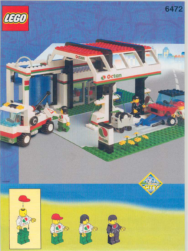 Lego Set 6472 City Octan Gas Station | PDF