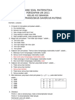 Bank Soal Matematika