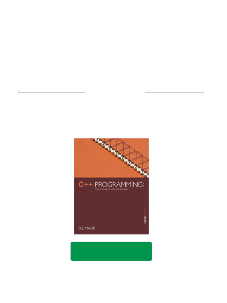 Solution Manual For C++ Programming: Program Design Including Data ...