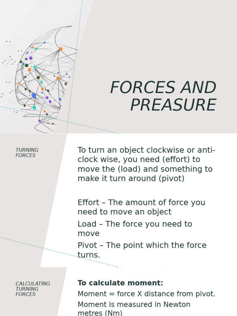 Forces and Preasure | PDF