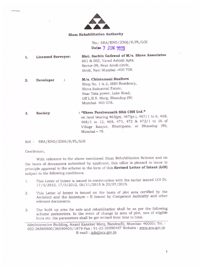 Shri Sachin Gaikwad, Developer-Ms Chintamani Realtores, Society-Shree ...