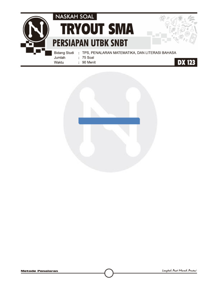 Dx123 utbk snbt sept 2024 pdf