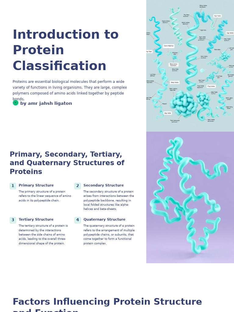 Introduction To Protein Classification | PDF
