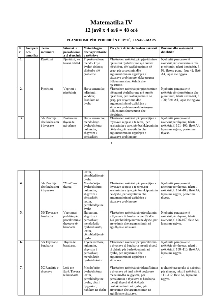 Matematika-4-Albas TRMJ 2+3 | PDF